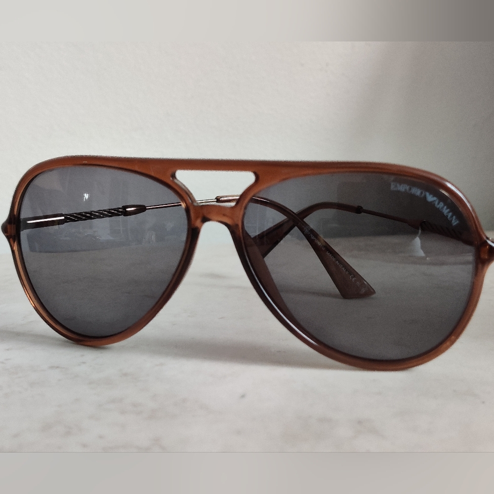 Authentic Emporio Armani EA 9724/S Aviator Sunglasses